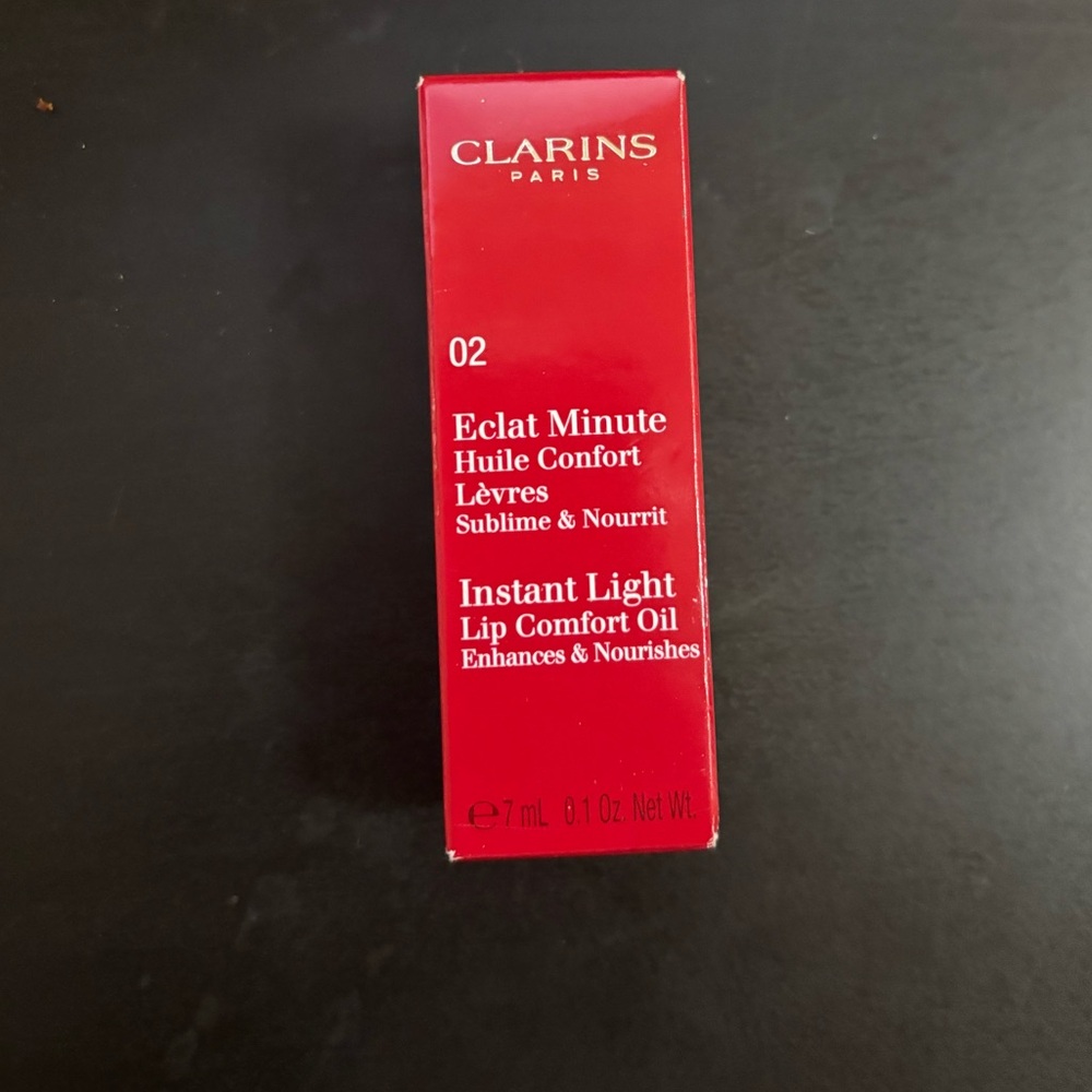NIB Clarins Raspberry Lip Comfort Oil! - Picture 2 of 3